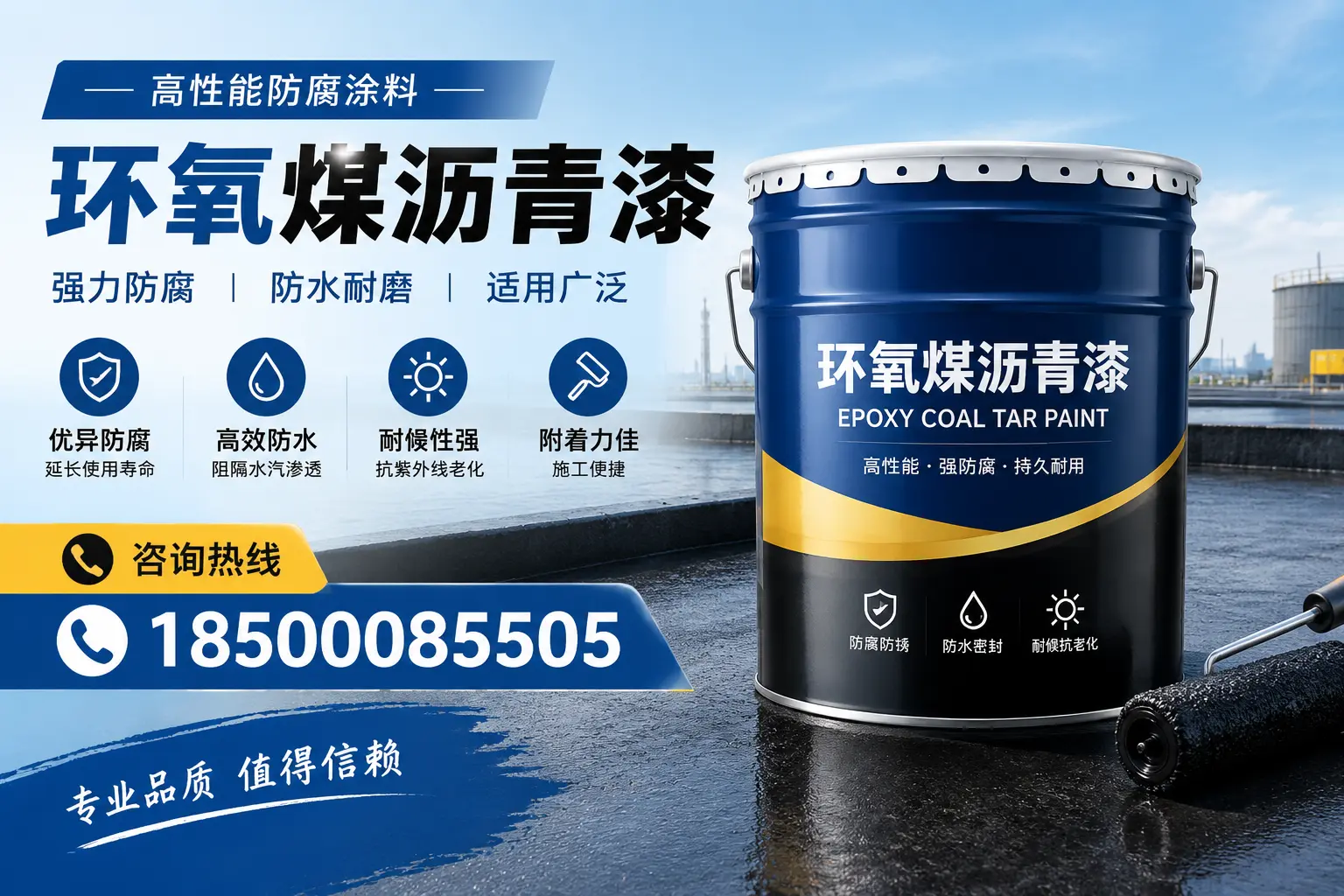 环氧煤沥青漆的主要成分与功能，广元用户深度了解