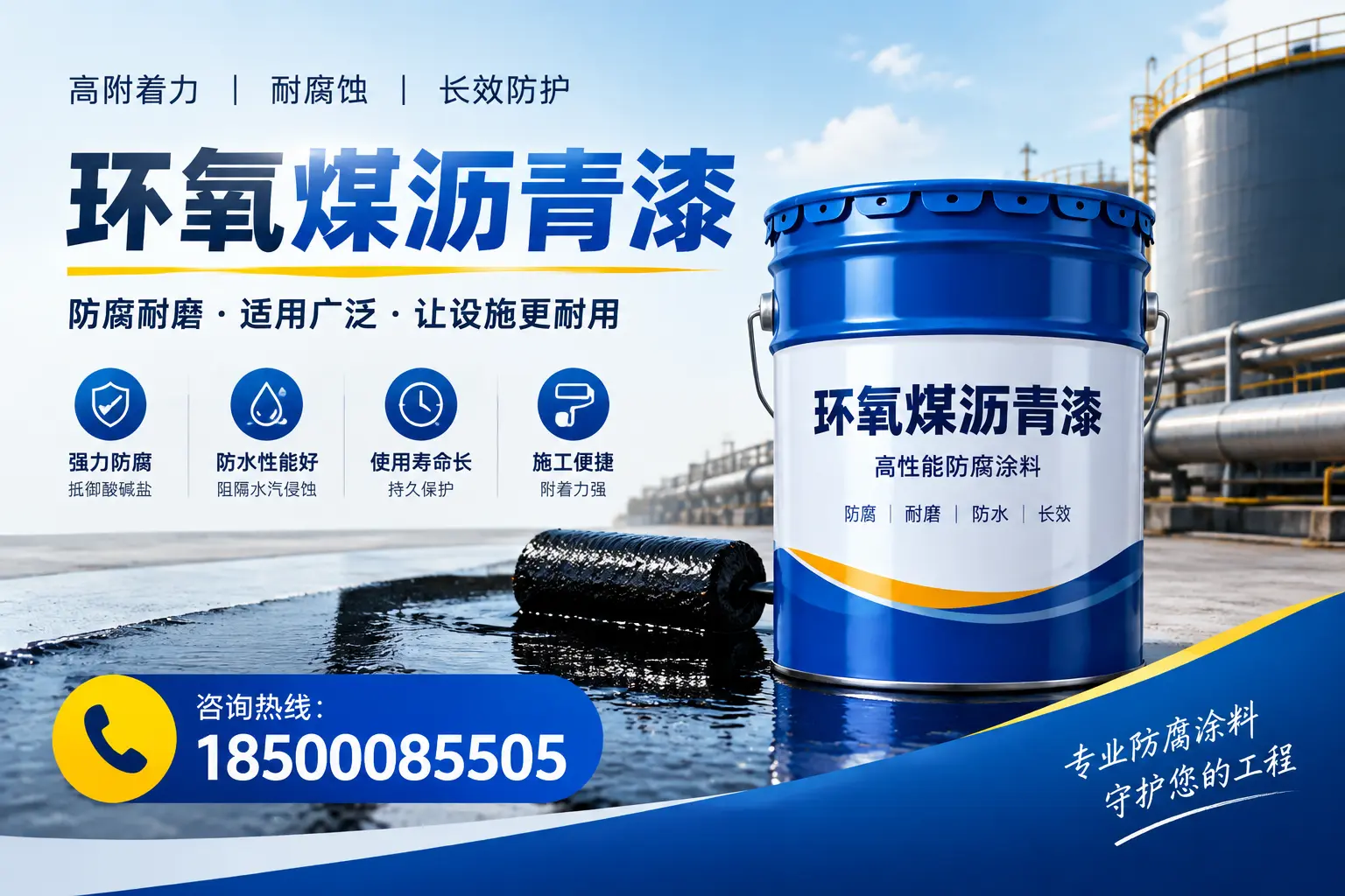 环氧煤沥青漆与其他涂料的对比分析,助力广元企业决策